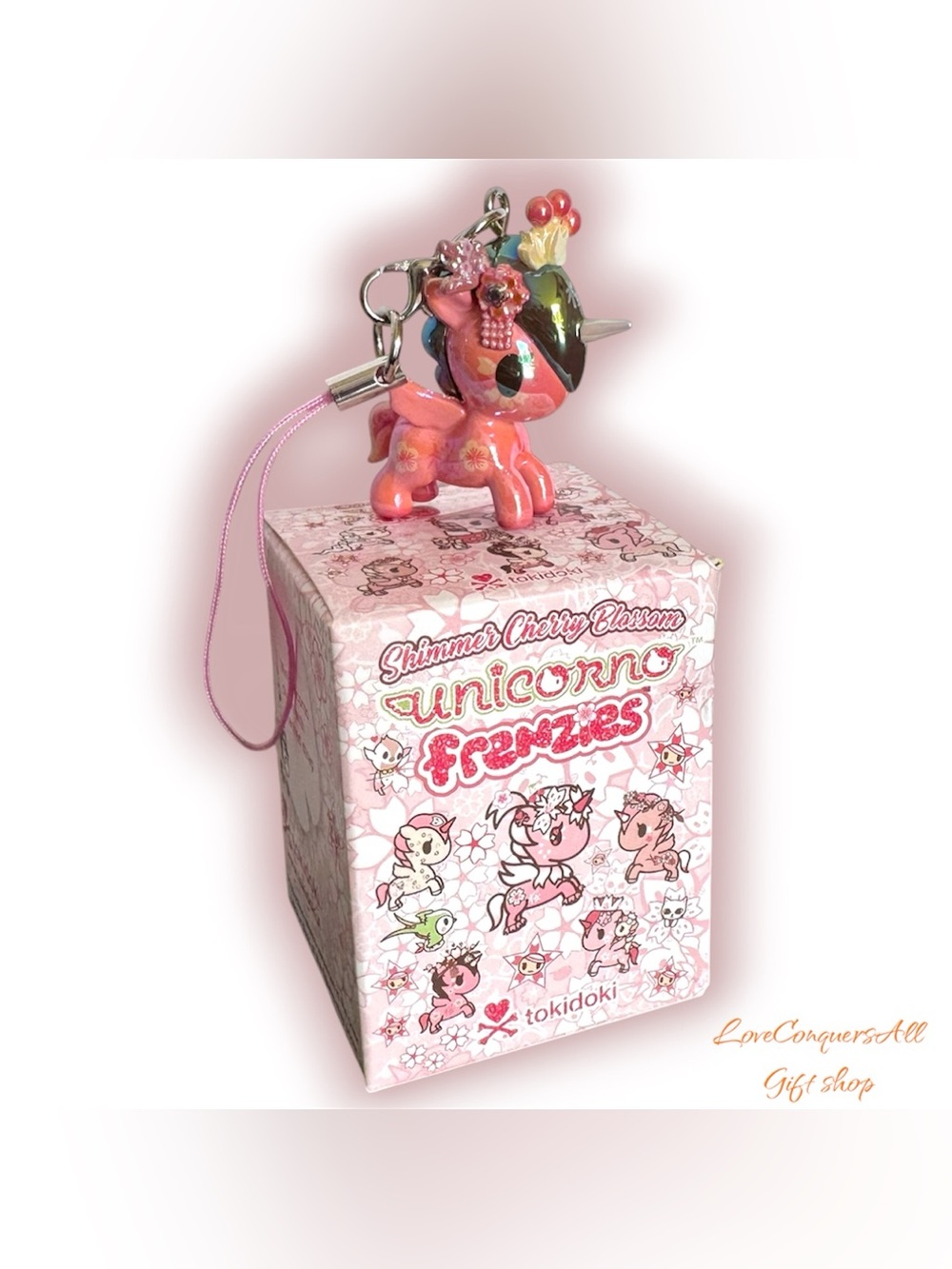 tokidoki Shimmer Cherry Blossom Unicorno Sakurako Frenzies Charm